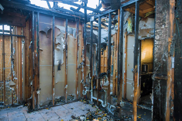 Professional Fire Damage Removal technician working in Allentown, PA